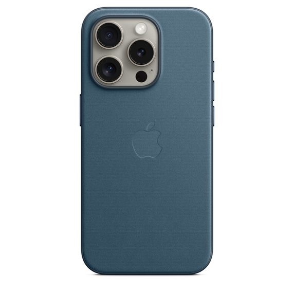 Apple z tkaniny FineWoven s MagSafe na iPhone 15 Pro Max, tichomořsky modré MT4Y3ZM/A Apple iPhone 15 Pro Max FineWoven Case s MagSafe - Pacific Blue