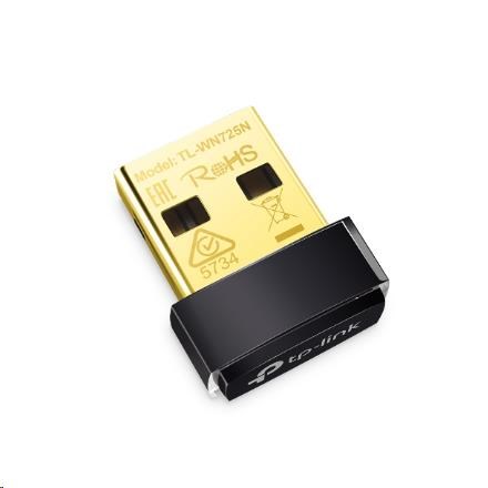 TP-Link TL-WN725N [Bezdrátový nano USB adaptér N s rychlostí 150 Mbit/s] Nové