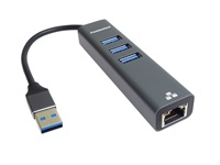 PremiumCord kuethernet7 PREMIUMCORD Adaptér USB3.0 - LAN RJ45 ETHERNET 10/100/1000 MBIT + 3x USB3.0 port
