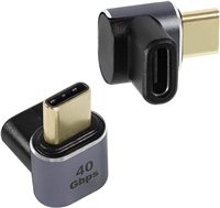 PremiumCord kur31-38 PremiumCord Adaptér USB-C na USB-C, USB 4.0, zahnutý 90°