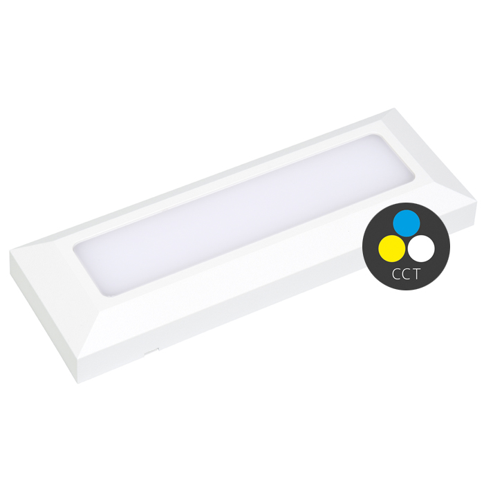 LED svítidlo přisazené fasádní RIKO ZSE5-BI bílé