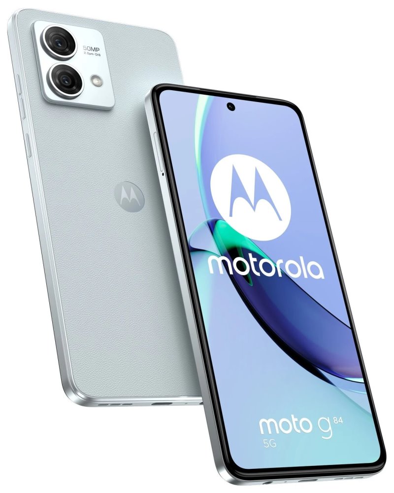 Motorola Moto G84 - Marshmaloow Blue (Vegan Leather) 6,55" / nano SIM hybridní slot/ 12GB/ 256GB/ 5G/ Android 13