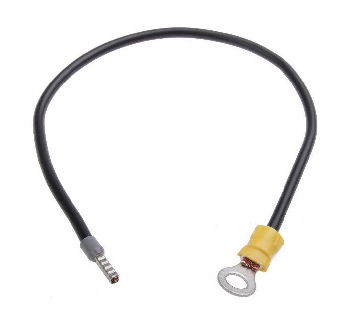XtendSolarmi DC kabel pro připojení baterie, 25cm, 4mm2, očko M6 - dutinka