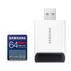 Samsung SDXC 64GB PRO ULTIMATE + USB adaptér