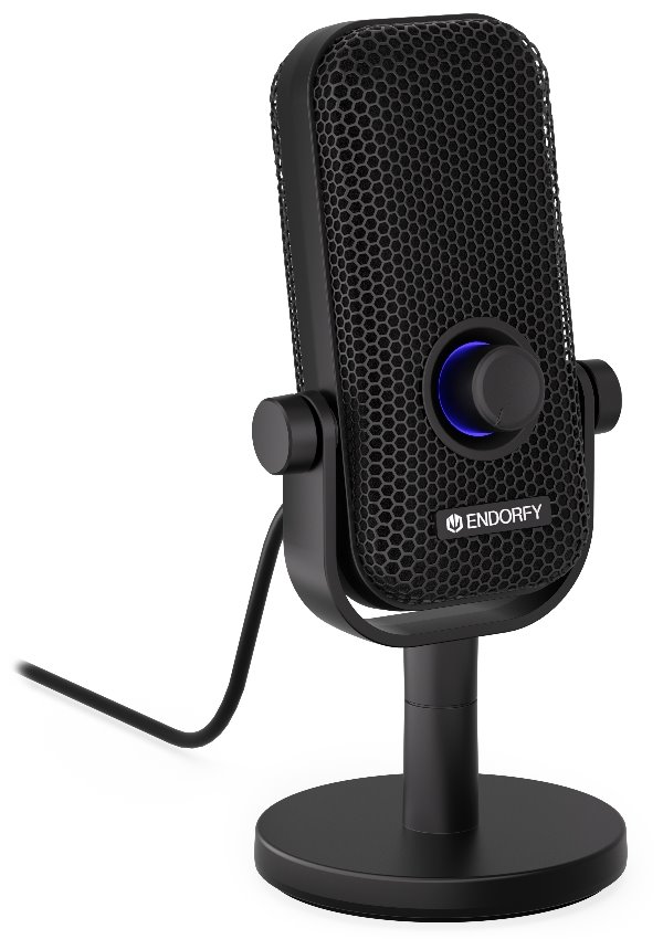 Endorfy Solum Voice S EY1B013 Endorfy mikrofon Solum Voice S / drátový / pop-up filtr / RGB podsvícení / USB-C / černý