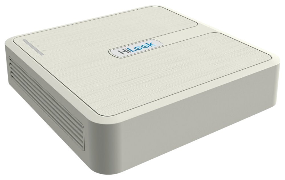 HiLook NVR-104H-D/4P(D)/ pro 4 kamery/ rozlišení 6Mpix/ 4x PoE/ HDMI/ VGA/ 2x USB/ LAN/ 1x SATA/ Plast