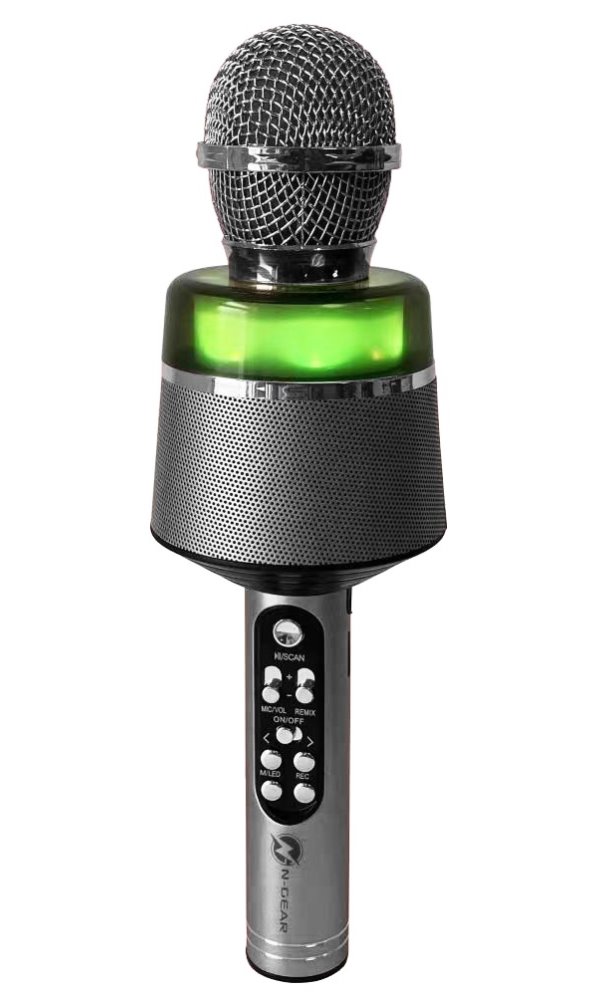 N-GEAR Star Mic 100 Silver/ Bezdrátový BT mikrofon