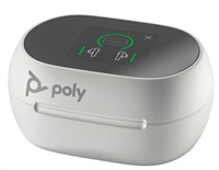 Poly bluetooth headset Voyager Free 60+ MS Teams, BT700 USB-A adaptér, dotykové nabíjecí pouzdro, bílá