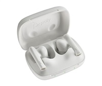 Poly bluetooth headset Voyager Free 60, BT700 USB-A adaptér, nabíjecí pouzdro, bílá