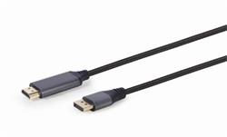 Gembird kabel DisplayPort (M) na HDMI (AM), 4K, Premium Series, 1.8 m, černý