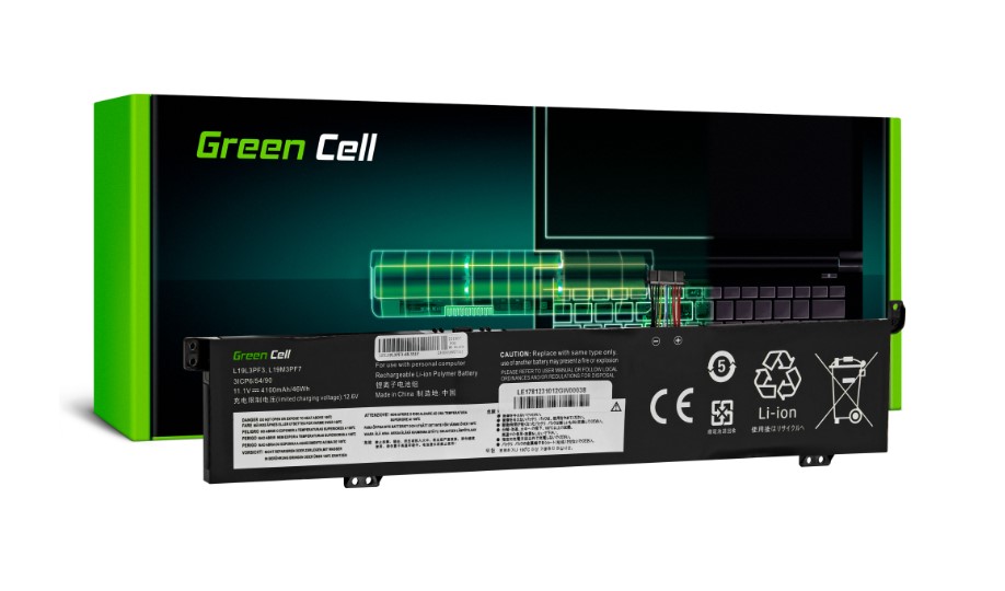 GreenCell Green Cell L19L3PF3 Baterie pro notebooky Lenovo IdeaPad Gaming 3 - 4100mAh Nové
