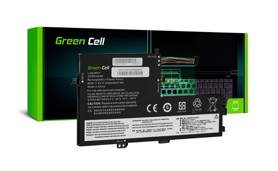 GreenCell Green Cell L18C3PF7 Baterie pro notebooky Lenovo IdeaPad C340 - 4500mAh Nové