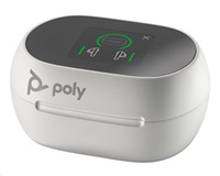 Poly bluetooth headset Voyager Free 60+ MS Teams, BT700 USB-C adaptér, dotykové nabíjecí pouzdro, bílá