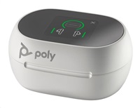 Poly bluetooth headset Voyager Free 60+, BT700 USB-C adaptér, dotykové nabíjecí pouzdro, bílá