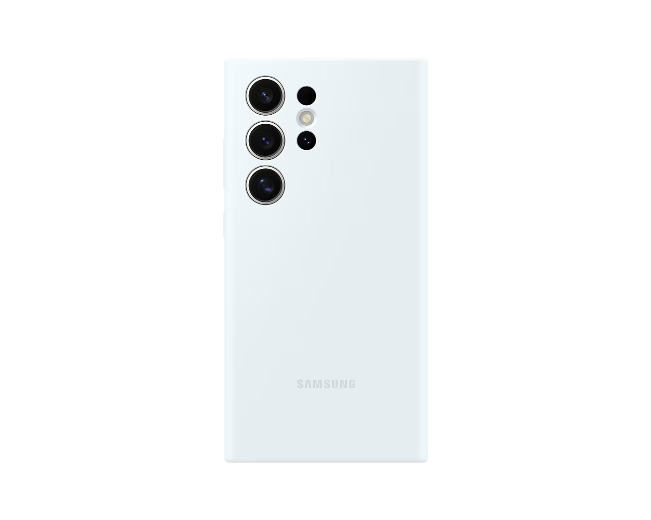 Samsung silikonový zadní kryt pro Samsung Galaxy S24 Ultra bílý