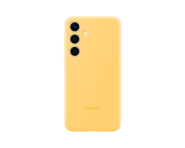 Samsung silikonový zadní kryt pro Samsung Galaxy S24+ žlutý