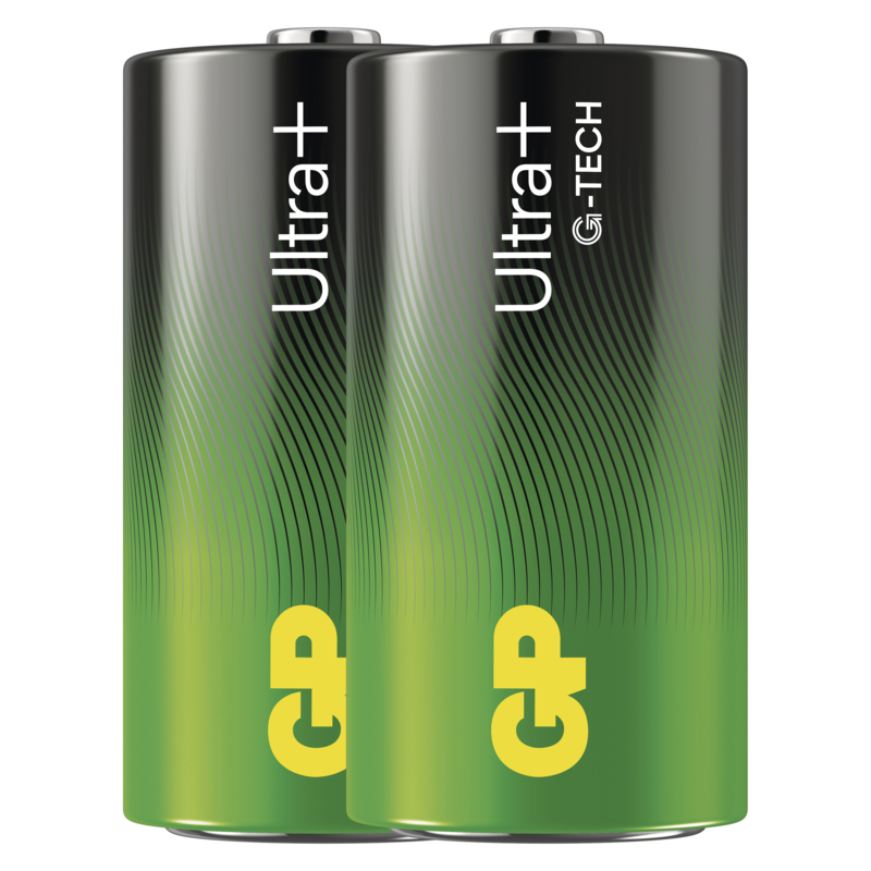 GP C Ultra Plus, alkalická (LR14) - 2 ks