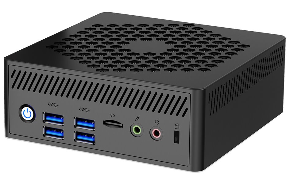 UMAX Mini PC U-Box N10 Pro/ N100/ 8GB/ 256GB SSD/ HDMI/ VGA/ DP/ 4x USB 3.0/ BT/ Wi-Fi/ 2x LAN/ W11 Pro