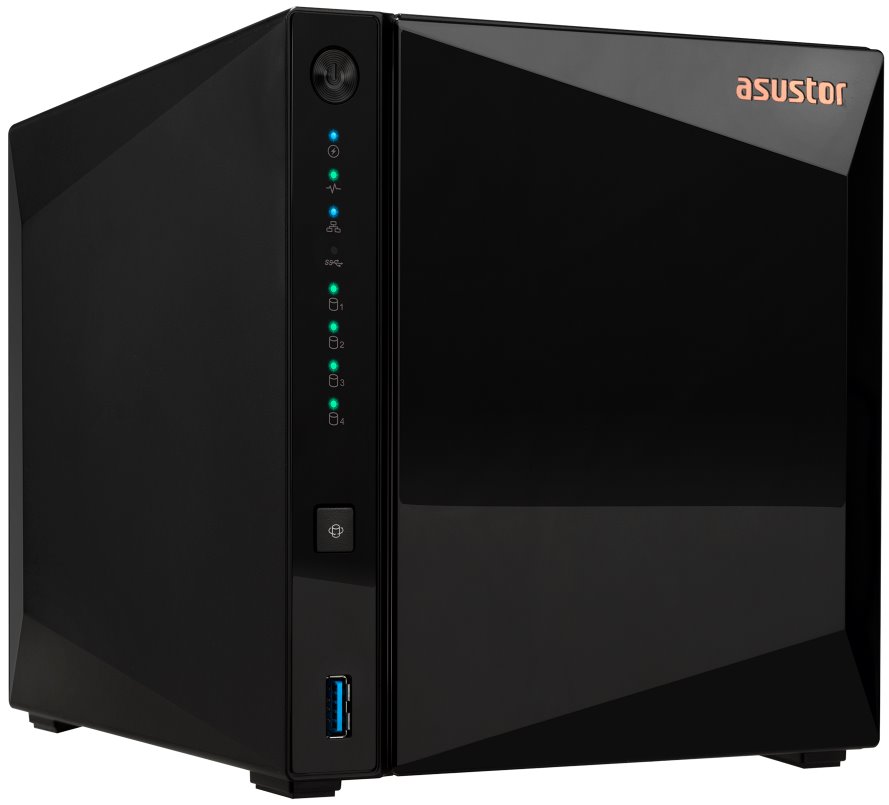 Asustor NAS AS3304T v2 4x 3,5" SATA, Realtek RTD1619B 1.7GHz, 2GB, 2.5GbE x1, USB3.2 Gen1 x3, WOW (Wake on WAN)