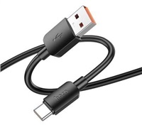 Data kabel HOCO X96, USB-C, 1m, 5A, 100W, černá
