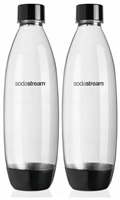 SodaStream TwinPack Fuse sada lahví, 2 kusy, 1 l, PET, černé