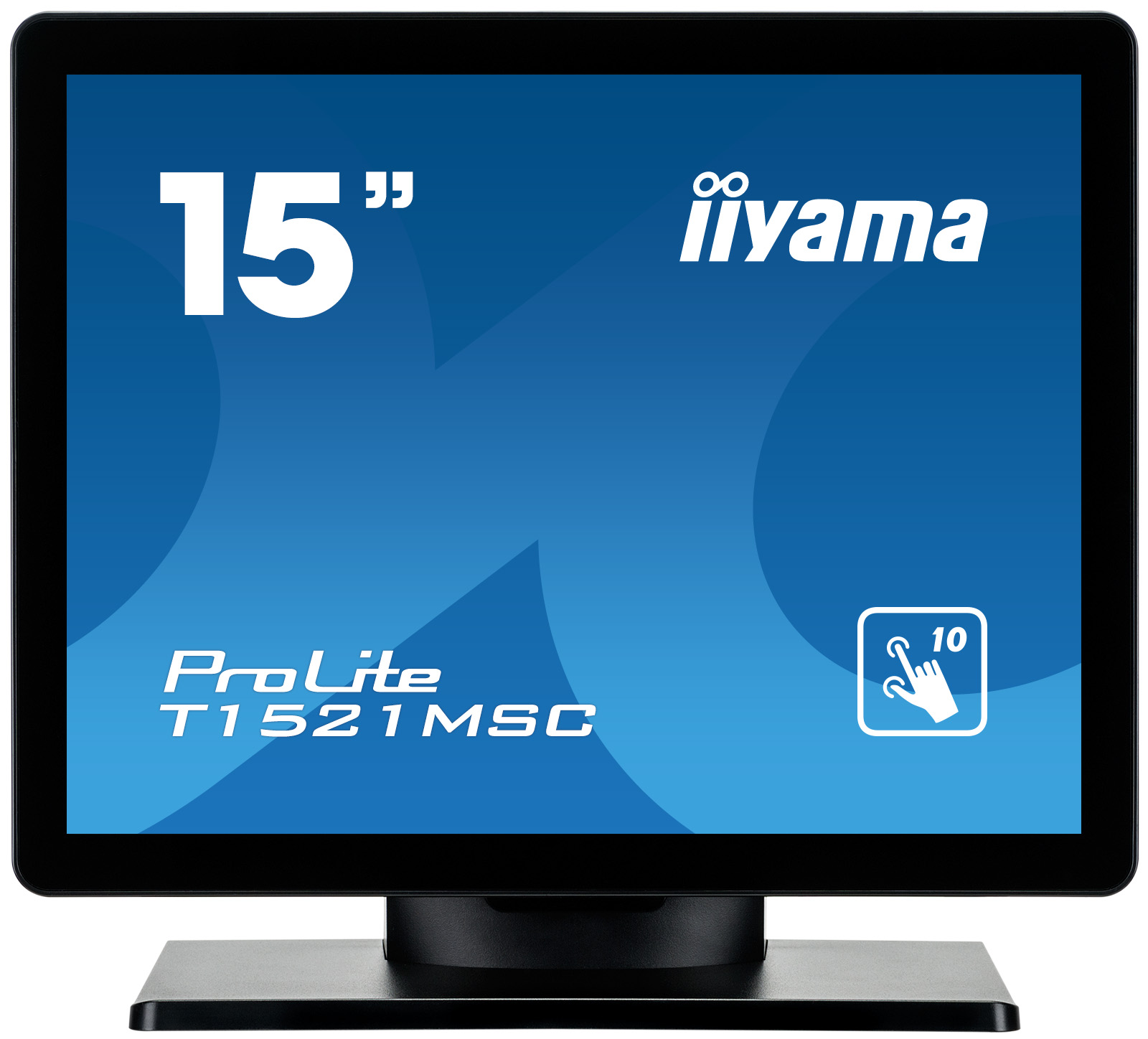 Iiyama dotykový monitor ProLite T1521MSC, 38.1 cm (15 ), CAP 10-touch, black