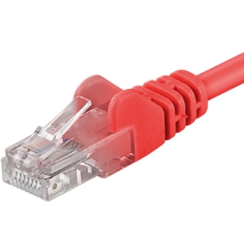 PREMIUMCORD Patch kabel UTP RJ45-RJ45 CAT5e 2m červená