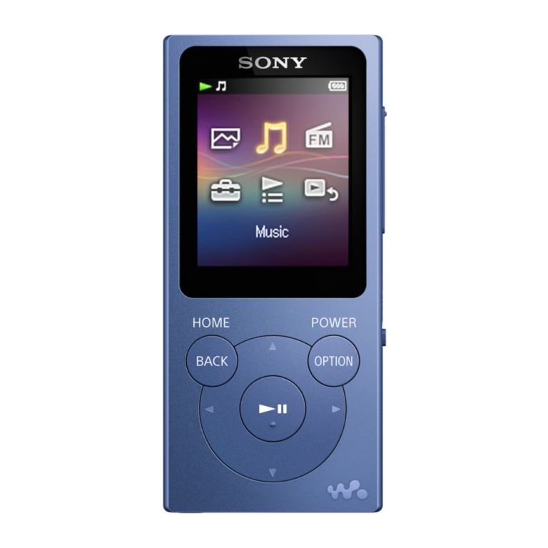 Sony NWZ-E394 8GB MP4 modrá